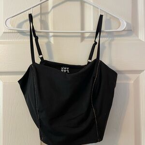JoyLab Black Cropped Tank